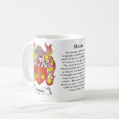 Mug Sloan, l'origine, signification et la crête (Devant gauche)