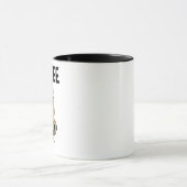 Mug Sloffee - beau et animal putréfié joyeux et café (Centre)