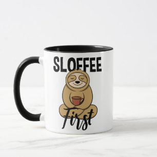 Mug Sloffee - beau et animal putréfié joyeux et café