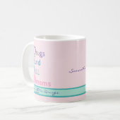 Mug Slogan Anti-Drogue Personalisée Médicaments Mettre (Devant gauche)