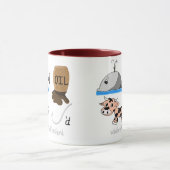 Mug Slogan d'amusement accroché par boeuf d'huile de (Centre)