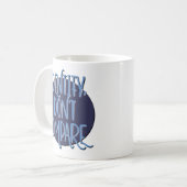 Mug Slogan de rétablissement : Identifier, pas compare (Devant gauche)