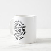 Mug Slogan de vie infirmière (Devant gauche)