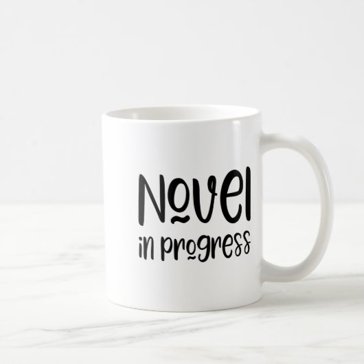 Mug Slogan d'écrivain drôle (Droite)