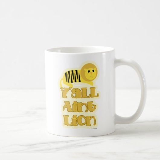 Mug Slogan drôle de vérité de lion (Droite)