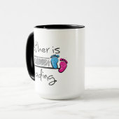 Mug Slogan mother est un loading. Mère, maman ascendan (Devant gauche)