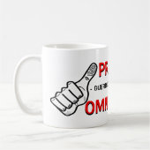 Mug Slogan omnivore (Gauche)