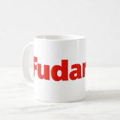 Mug Slogan rouge Sinple Fudanshi (Devant gauche)
