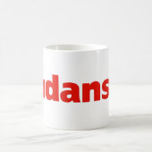 Mug Slogan rouge Sinple Fudanshi (Centre)