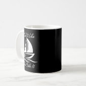 Mug Slogans de voile amusants (Devant gauche)