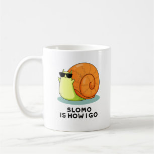 Mug Slomo C'Est Comment Je Passe Funky Snail Pun