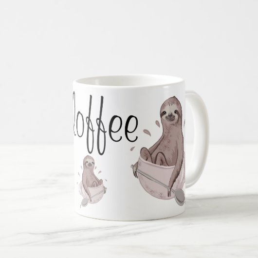 Mug Sloth (Devant droit)
