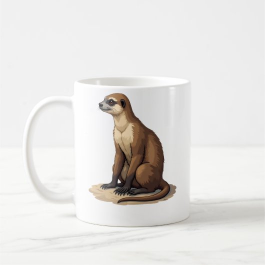 Mug Sloth Antique Engraving Retro Graphic (2) (Gauche)