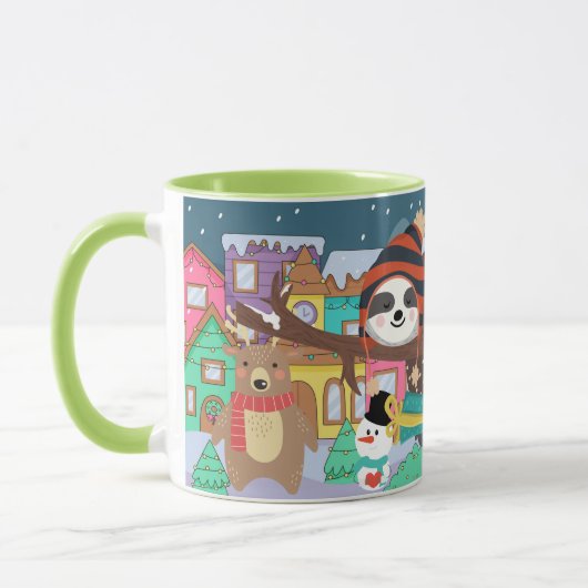 Mug Sloth Christmas (Gauche)
