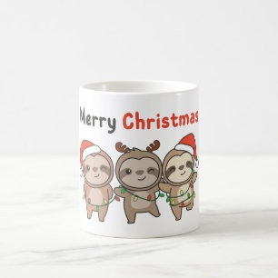 Mug Sloth Christmas mignonne Slots Joyeux Noël