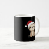 Mug Sloth Christmas Snow Winter Animals Sloths Coffee (Devant droit)