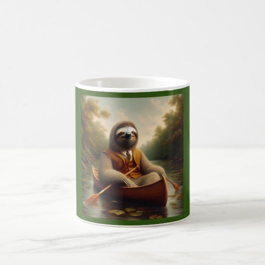 Mug Sloth Dans Un Canoë (Centre)
