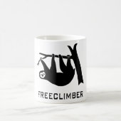 Mug sloth fautier climber freeclimber freeclimbing (Centre)