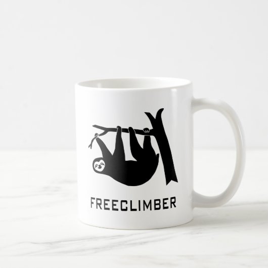 Mug sloth fautier climber freeclimber freeclimbing (Droite)