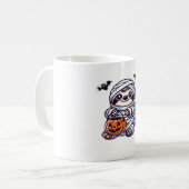 Mug Sloth Halloween Mummy Kids Femmes Hommes Sloth Cla (Devant gauche)