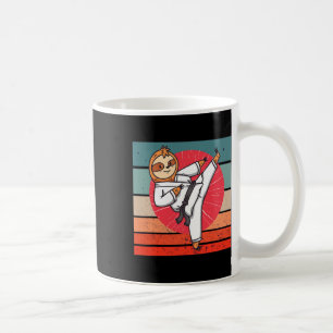 Mug Sloth Karate Black Belt Sloth Lover Japonais Sport