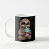 Mug Sloth Kawaii Boba Bubble Milk Tea Tapioca Perles (Gauche)