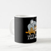 Mug Sloth Koala Dormant sur la sellette (Devant gauche)
