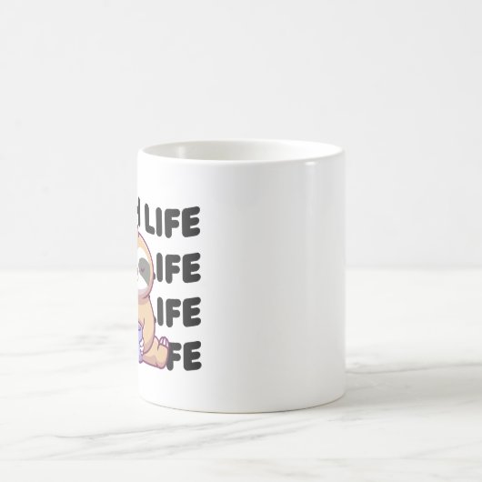 Mug Sloth Life | Parcelle couchée (Centre)