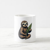 Mug Sloth Line Engraving Classic Animal Tee (2) (Centre)