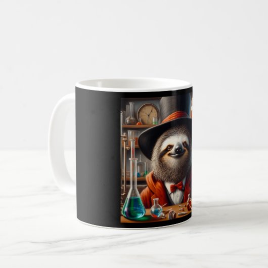 Mug Sloth Mad Scientifique (Devant gauche)