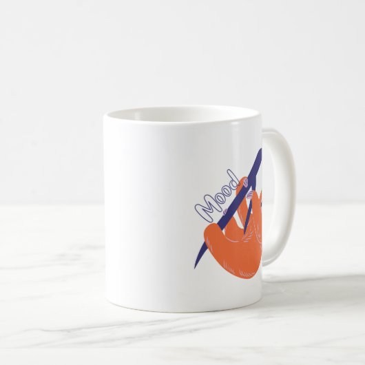 Mug Sloth Mood (Devant droit)