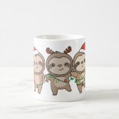 Mug Sloth Noël Animaux mignons Sloth (Centre)