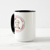 Mug Sloth Noël Neige Hiver Animaux Fentes (Devant gauche)