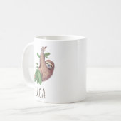 Mug Sloth Personnalisé (Devant gauche)