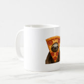 Mug Sloth pizza funny weird prank meme cute happy chri (Devant gauche)