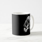 Mug Sloth Playing B Guitar Funny B Player Bist Sloth (Devant droit)