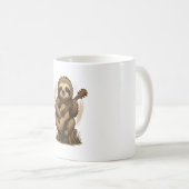 Mug Sloth Playing Guitar (Devant droit)