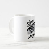 Mug Sloth Riding a Rocket to the Moon (Devant gauche)