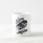 Mug Sloth Riding a Rocket to the Moon (Centre)