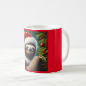 Mug Sloth Santa Claus (Devant droit)