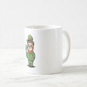 Mug Sloth St Patrick's Day Irish Lucky (Devant droit)