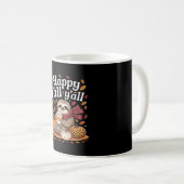Mug Sloth tenant citrouille épices heureux automne Yal (Devant droit)
