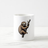 Mug Sloth Vintage Engraving Graphic Tee (2) (Centre)