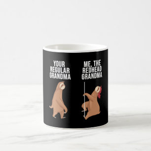 Mug Sloton Grand-Mère Régulière Moi Grand-Mère Rouge