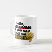 Mug Slovaque, mais appelez-moi impressionnant (Devant gauche)