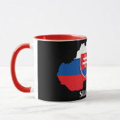 MUG SLOVAQUIE SILHOUETTE, ÉTIQUETÉE, (Gauche)