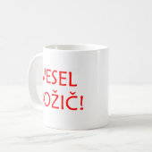 Mug slovène joyeux noël (Devant gauche)
