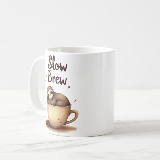 Mug Slow Brew Coffee Sloth (Devant gauche)