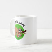 Mug Slow Jam Funky Musique Animal Pun (Devant gauche)