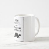 Mug Slow Progress Is Better Than No Progress (Devant droit)